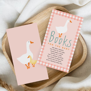 Coquette-Bücher für Baby Silly Goose Baby Shower Begleitkarte