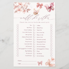 Coquette Butterfly würde sie eher Brautparty