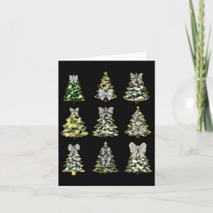 Coquette Camouflage Weihnachtsbaum Bow Camouflage Karte