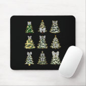 Coquette Camouflage Weihnachtsbaum Bow Camouflage Mousepad (Mit Mouse)