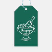 Coquette Champagne Geschenkanhänger (Vorderseite)