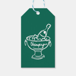 Coquette Champagne Geschenkanhänger