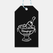 Coquette Champagne Geschenkanhänger (Vorderseite)