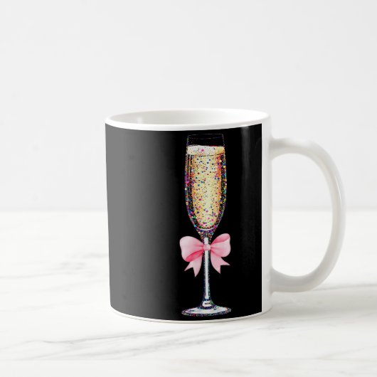 Coquette Champagne Gl Happy New Year 2026 Party Wo Kaffeetasse (Rechts)