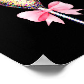 Coquette Champagne Gl Happy New Year 2026 Party Wo Poster (Ecke)