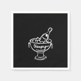 Coquette Champagne Serviette