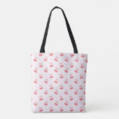 Coquette Cherries Bow Muster Tasche (Rückseite)