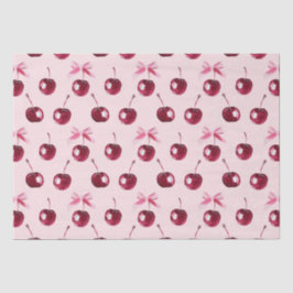 Coquette Cherries Muster Seidenpapier