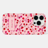 Coquette Cherry & Bow Case-Mate iPhone Hülle (Rückseite (Horizontal))