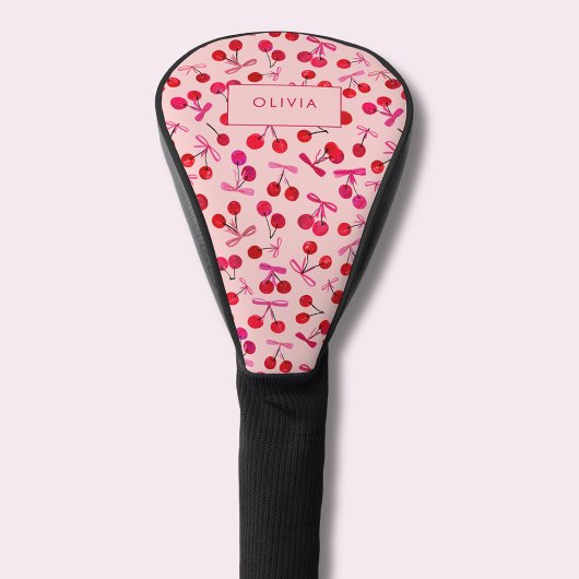 Coquette Cherry & Bow Golf Headcover