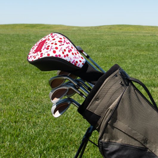 Coquette Cherry & Bow Golf Headcover (In SItu)
