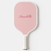 Coquette Cherry & bow pattern Pickleball Schläger (Rückseite)