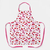 Coquette Cherry & bow pattern Schürze (Vorderseite)