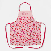 Coquette Cherry & bow pattern Schürze (Vorderseite)