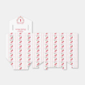 Coquette Cherry Brautparty Monogram Geschenkschachtel (Ungefaltet)