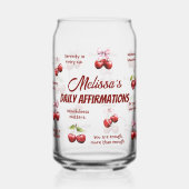 Coquette Cherry Daily Affirmation Dosenglas (Vorderseite)