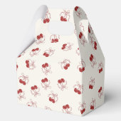 Coquette Cherry First Birthday Fevor Box Geschenkschachtel (Rückseite)