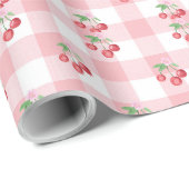 Coquette Cherry Geschenkpapier (Rolleneckpunkt)