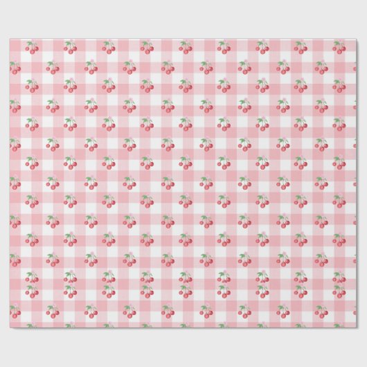Coquette Cherry Geschenkpapier (Flach)
