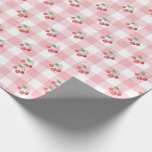 Coquette Cherry Geschenkpapier (Ecke)