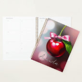 Coquette Cherry mit rosa Bow und Leaf Planer (Anzeige)
