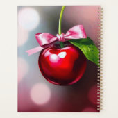 Coquette Cherry mit rosa Bow und Leaf Planer (Rückseite)
