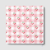 Coquette Cherry Monogam Brautparty Gästebuch (Rückseite)