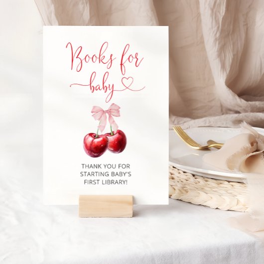 Coquette Cherry On Top Books für Baby Poster
