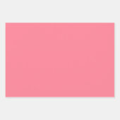 Coquette Cherry Pink Bow Wrapping Paper Sheet Set Geschenkpapier Set (Vorderseite 3)