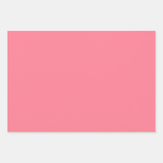 Coquette Cherry Pink Bow Wrapping Paper Sheet Set Geschenkpapier Set (Vorderseite 3)