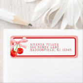 Coquette Cherry Pink & Red Rücksendeadresse (Insitu)