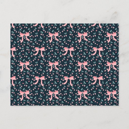 Coquette Cherry Postkarte (Vorderseite)