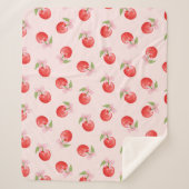 Coquette Cherry und Bow Sherpa Blanket Sherpadecke (Vorderseite)