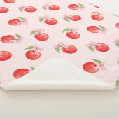 Coquette Cherry und Bow Sherpa Blanket Sherpadecke (3/4)