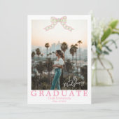 Coquette Chinoiserie Bow Abschluss Ankündigung (Stehend Vorderseite)