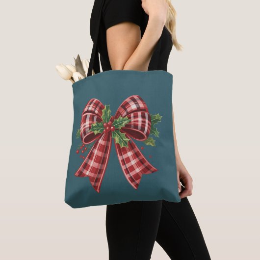 Coquette Christmas Bow Squad Geschenk Niedlich Win Tasche (Von Nahem)