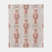 Coquette Christmas Nutcracker Latch Hook Yarn  Fleecedecke (Vorderseite)