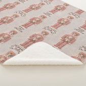 Coquette Christmas Nutcracker Latch Hook Yarn Sherpadecke (3/4)