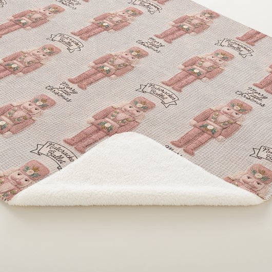 Coquette Christmas Nutcracker Latch Hook Yarn Sherpadecke (3/4)