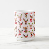 Coquette Christmas Preppy Rentier Kaffeetasse (Mittel)