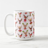 Coquette Christmas Preppy Rentier Kaffeetasse (Links)