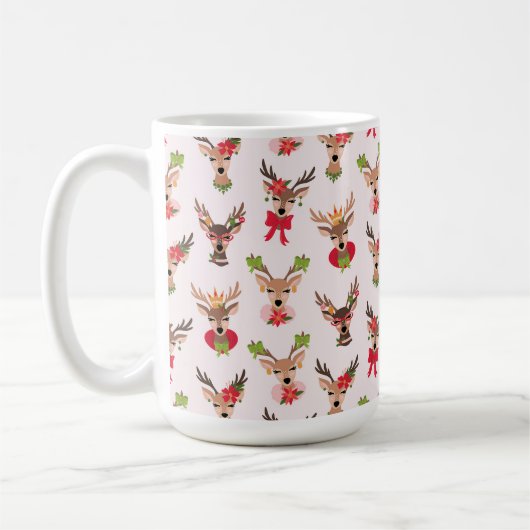 Coquette Christmas Preppy Rentier Kaffeetasse (Links)