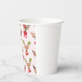 Coquette Christmas Preppy Rentier Pappbecher (Links)