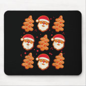 Coquette Christmas Tree Cake Santa Claus Nk Christ Mousepad (Vorne)