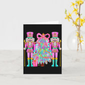 Coquette Christmas Tree Nk Nutcrackers Xmas Women  Karte (Gelbe Blume)