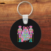 Coquette Christmas Tree Nk Nutcrackers Xmas Women  Schlüsselanhänger (Vorderseite)