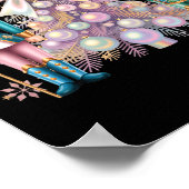 Coquette Christmas Tree Nutcrackers Ballet Xmas Wo Poster (Ecke)
