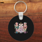 Coquette Christmas Tree Nutcrackers Ballet Xmas Wo Schlüsselanhänger (Vorderseite)