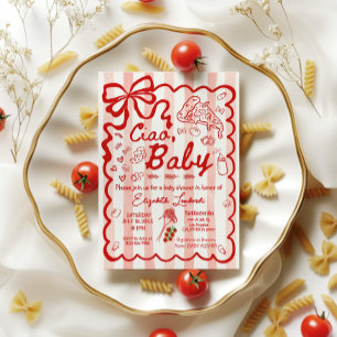 Coquette Ciao Baby Italienisches Thema Einladung