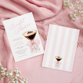 Coquette Coffee Brautjungfern-Party Einladung